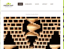 Tablet Screenshot of greenhatworkshop.com